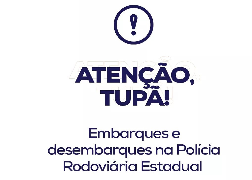 Empresa de ônibus usava base da Polícia Rodoviária de Tupã para embarque de passageiros