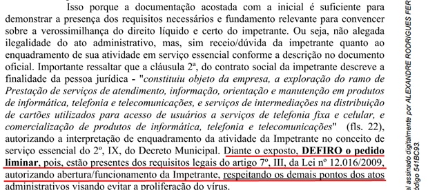 Empresas de celular e telefonia podem voltar a funcionar em Tupã a partir de hoje