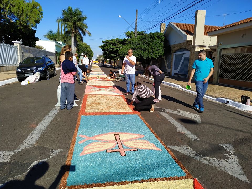 Corpus Christi de Tupã não terá confecção de tapetes esse ano