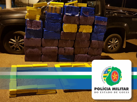 Carro com placas de Tupã é apreendido com 1 tonelada de maconha em Goiás