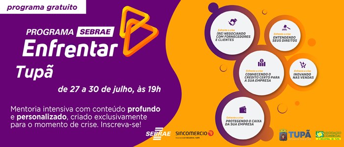 Sebrae oferecerá palestras exclusivas para empreendedores de Tupã