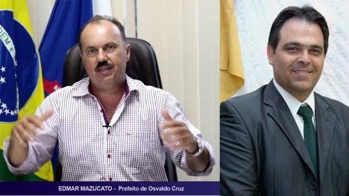 Prefeito de Osvaldo Cruz, vereador e mulher do parlamentar testam positivo para Covid-19