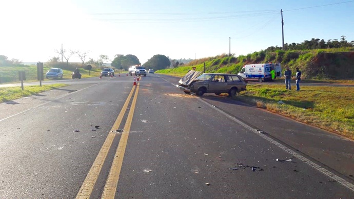 Homem fica em estado grave após acidente em rodovia próximo a Osvaldo Cruz