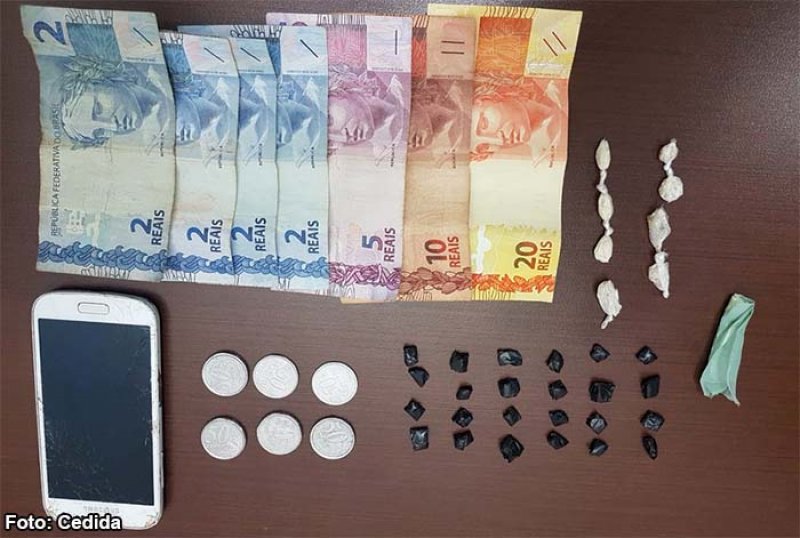 Indivíduo é preso com 33 porções de cocaína no Bairro Bela Vista, em Tupã