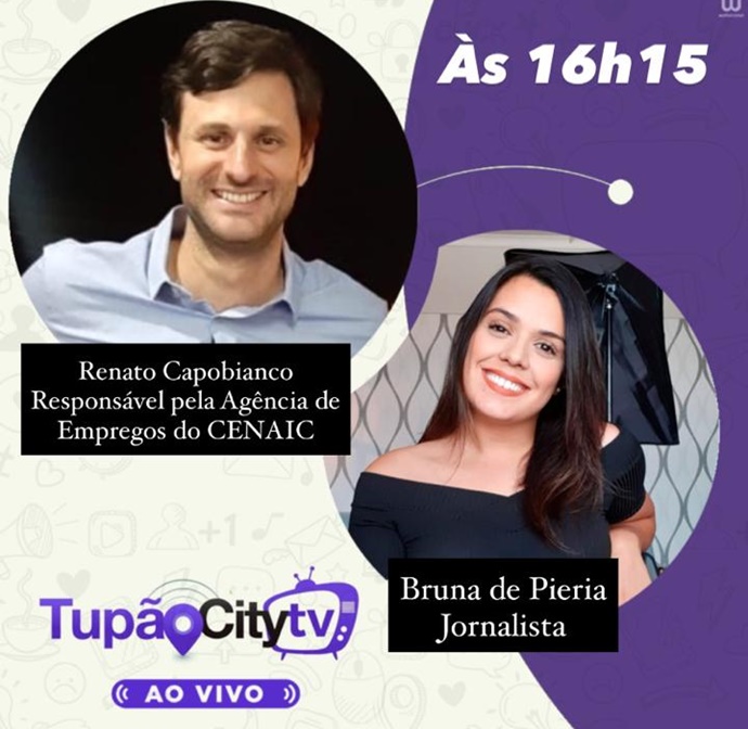 TupaCity TV: Diretor da Agência de Empregos do CENAIC analisa o mercado de trabalho em Tupã