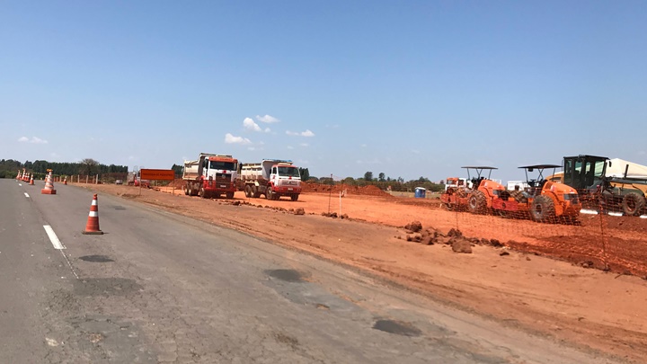 Iniciada a construção de praças de pedágio na SP-294