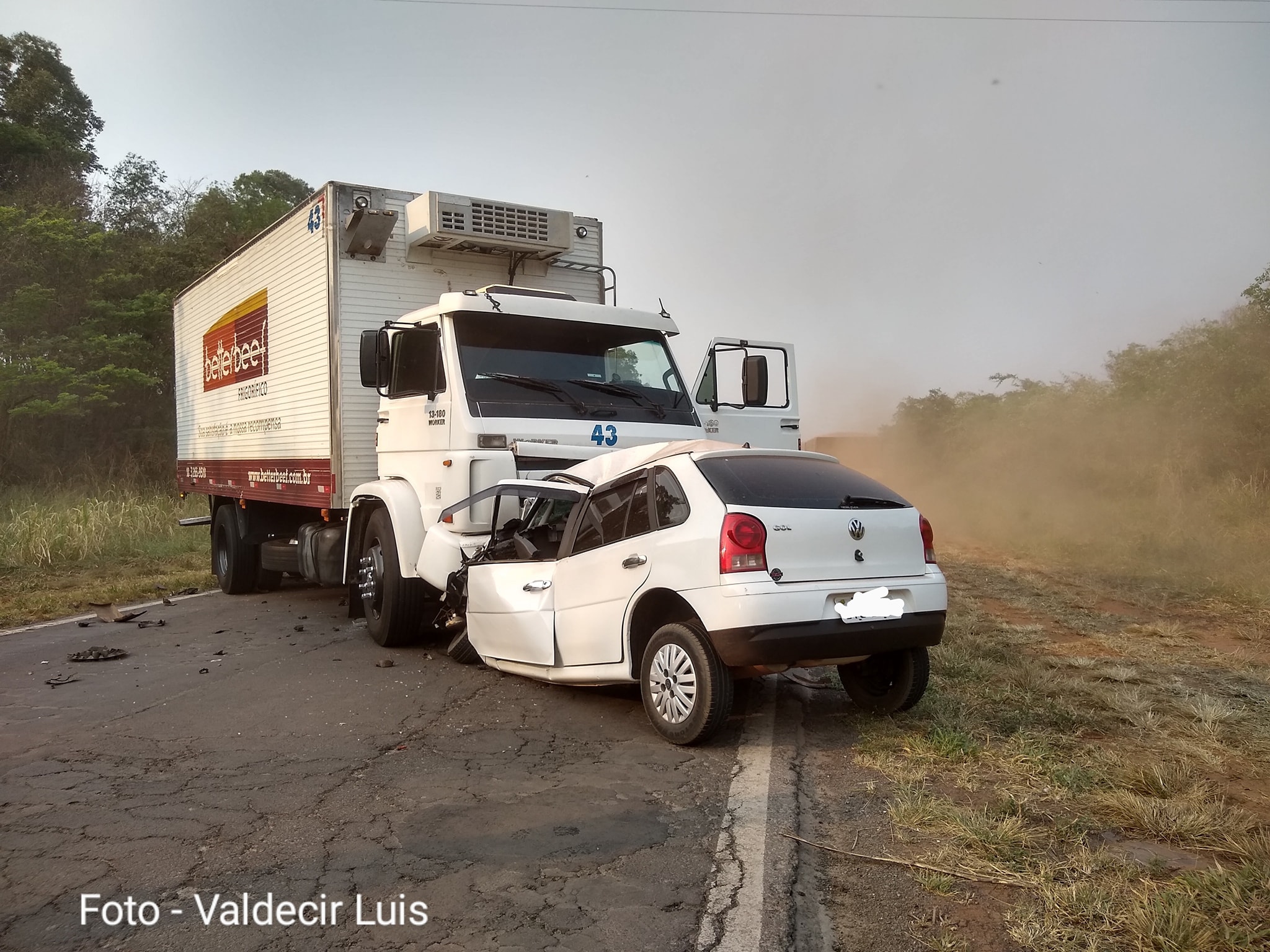 Grave acidente mata duas pessoas na rodovia que liga Bastos à Rancharia