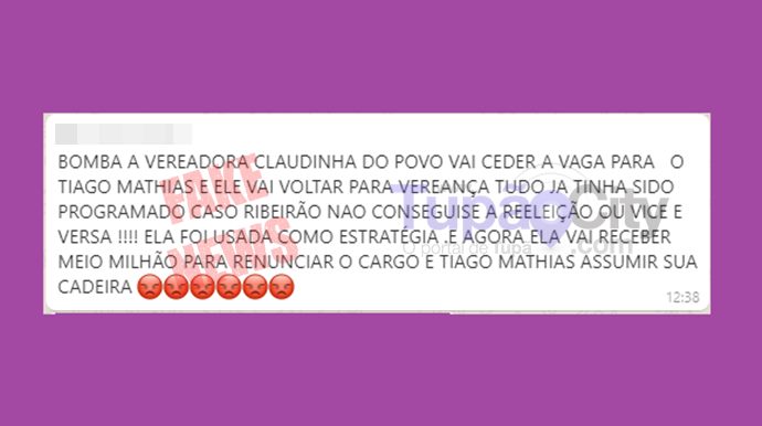 Claudinha do Povo (PP) desmente boato de que vai ceder cadeira para Tiago Mathias