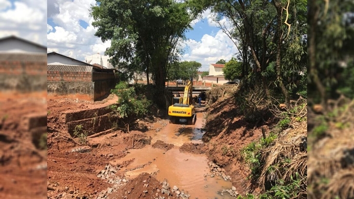 Obras de macrodrenagem seguem paras as etapas finais