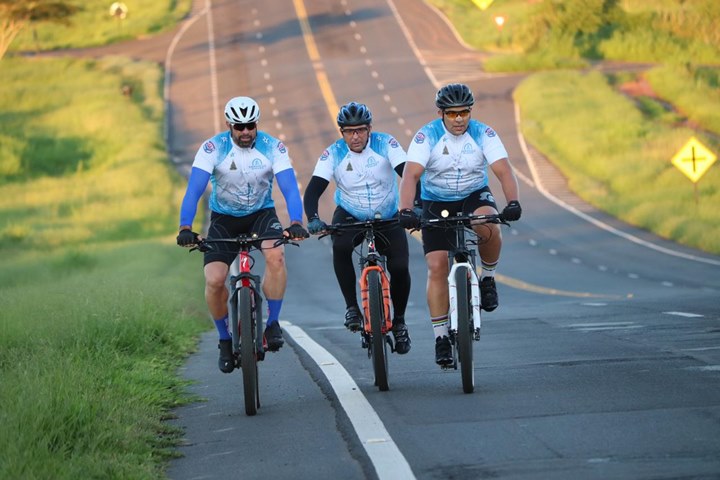 Rumo à Aparecida do Norte: ciclistas tupãenses já percorreram mais de 200 km