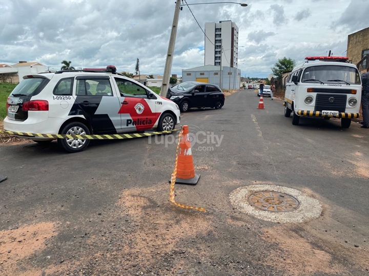 O condutor e uma passageira foram socorridos pelo resgate. Foto: TupãCity