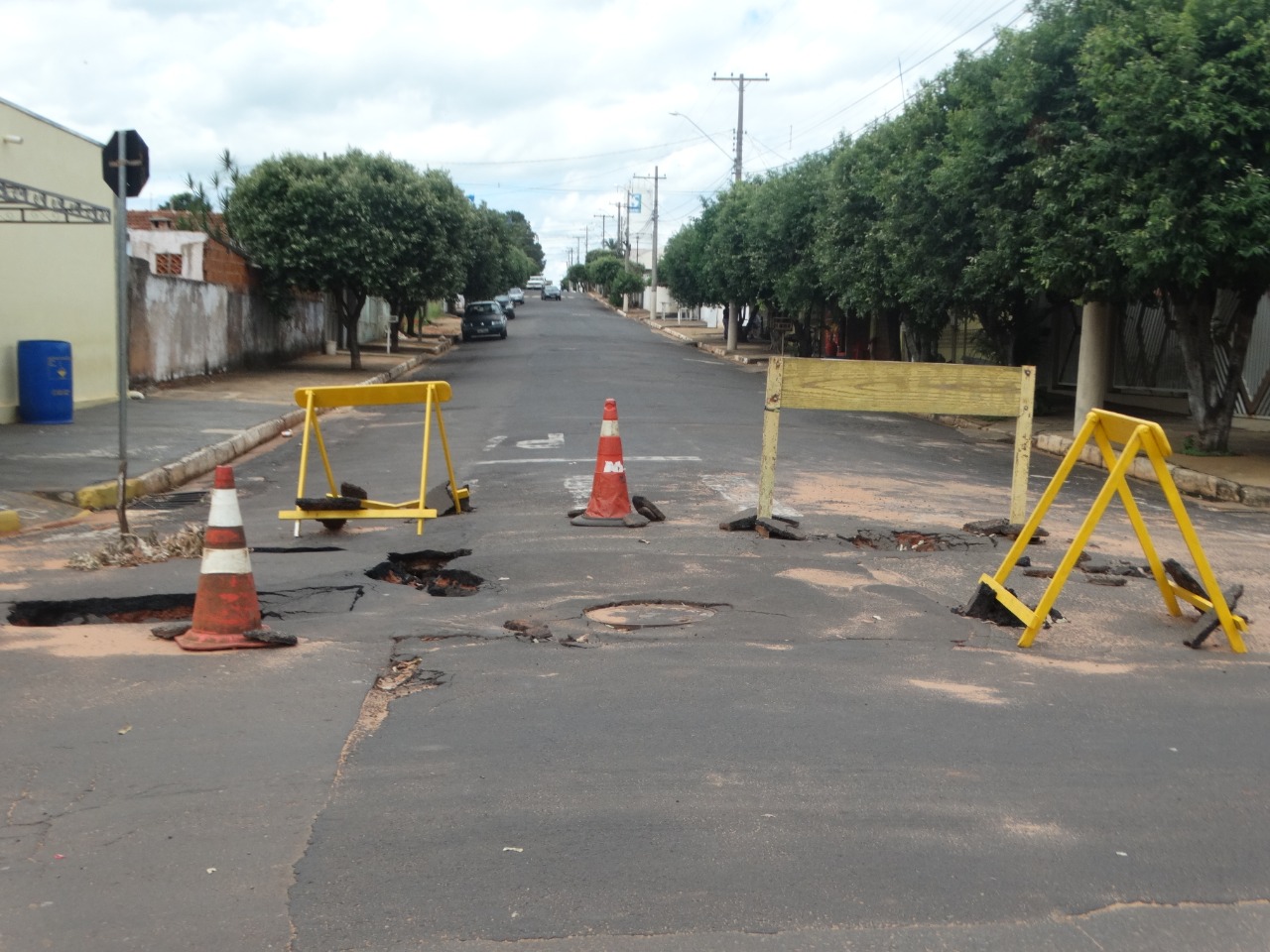 Após fortes chuvas, obras de meio milhão de reais apresentam problemas em Queiroz