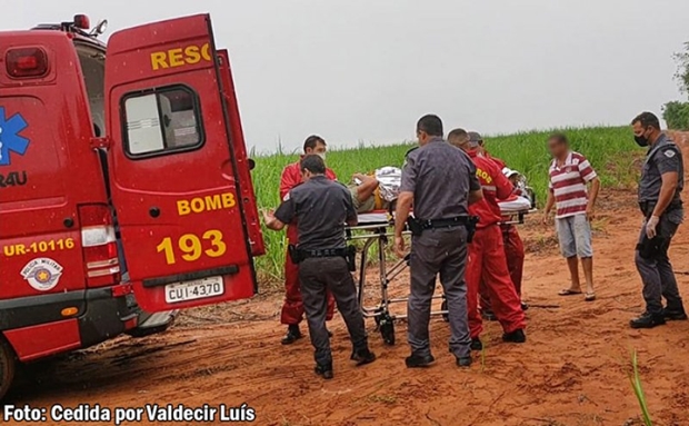 O idoso foi localizado em uma área de difícil acesso na zona rural na Seção União I.