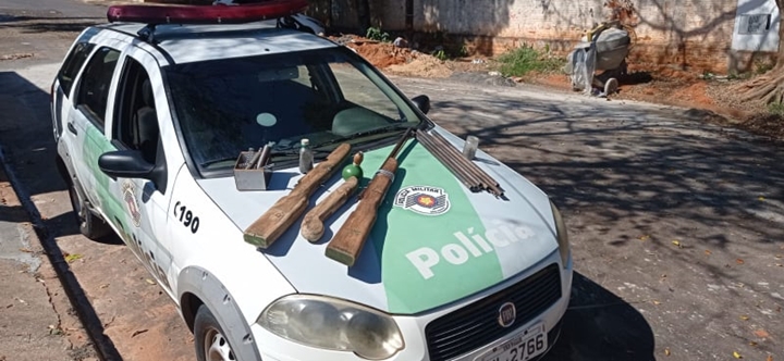 Polícia Ambiental de Tupã apreende arma de fogo em casa no distrito Universo