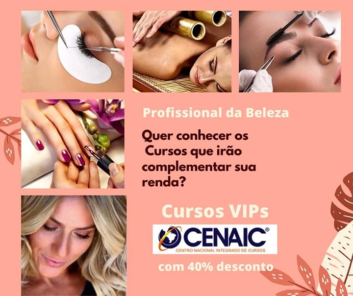 Cenaic Tupã oferece cursos VIP na área de beleza e bem-estar