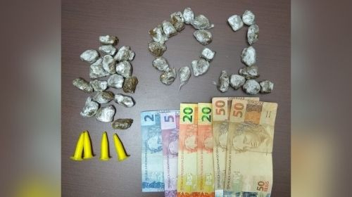 Polícia prende homem por tráfico de drogas em Queiroz