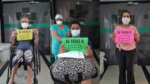 Recuperados da Covid-19 recebem alta hospitalar nesta quinta-feira (27)