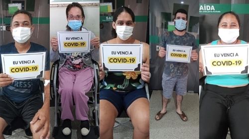 Cinco pacientes de Covid-19 recebem alta hospitalar nesta quarta-feira (2)