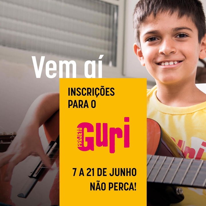 Projeto Guri abre matrículas para novos alunos em 2021