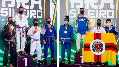 Atletas bastenses conquistam medalhas de prata e bronze no brasileiro de jiu-jitsu