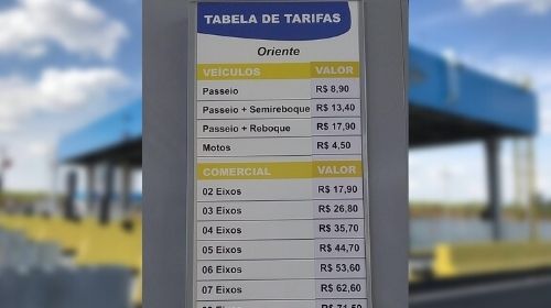 Tupãenses que forem até Marília irão gastar 8,90 no pedágio que fica em Oriente