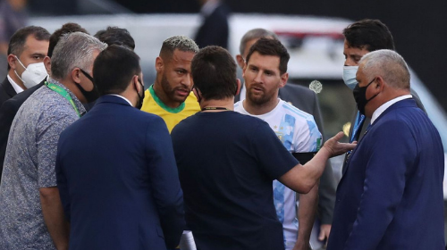 Anvisa paralisa jogo entre Brasil e Argentina; partida é encerrada