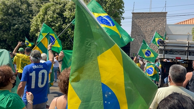 Manifestação em apoio ao presidente Bolsonaro marca manhã de feriado de 7 de Setembro em Tupã