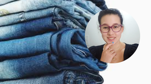 Você sabia que pra fazer uma calça jeans gasta mais de 10 mil litros de água?