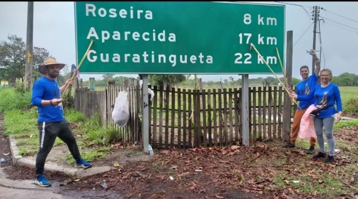 Após cura do Covid-19, tupãenses andam mais de 200 km até Aparecida em agradecimento. Foto/Cedida