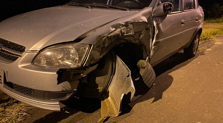 DIG de Tupã procura motorista que bateu em carro estacionado e fugiu