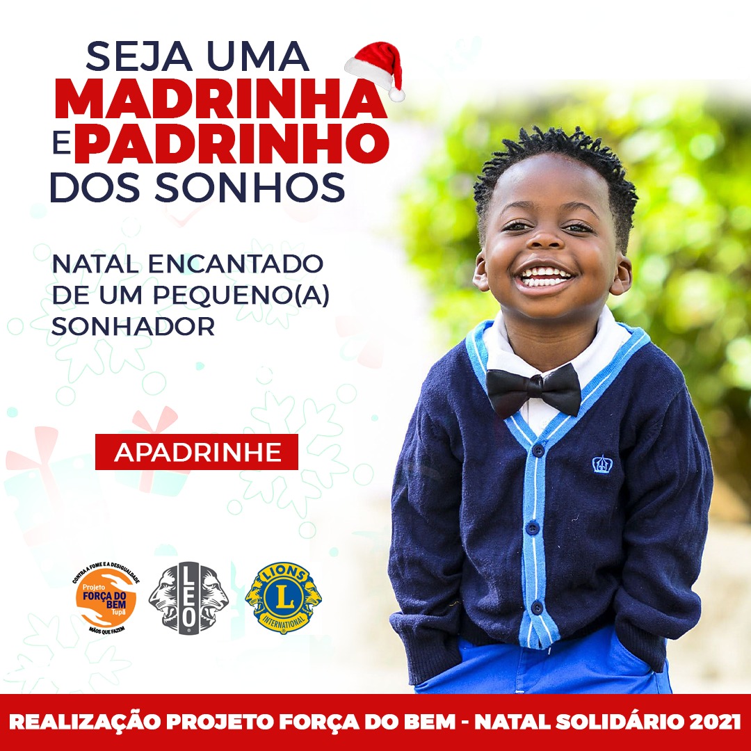 Força do Bem  lança projeto de apadrinhamento de crianças para o Natal