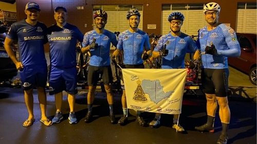 Ciclistas de Tupã pedalam 1.500km até Aparecida do Norte