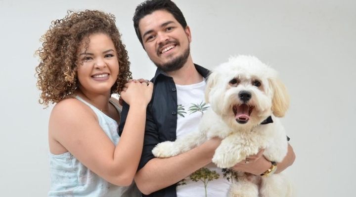 Daniel Amaro e Mariana Fonseca comemoram o Valentine s Day há nove anos, desde o início do namoro — Foto: Redes sociais/ Reprodução