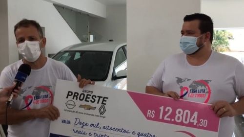 Proeste Tupã faz doação de R$ 12 mil reais para Casa dos Velhos