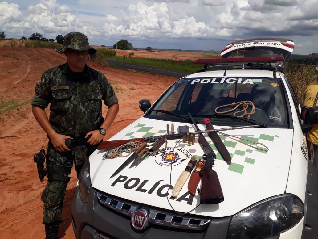 Polícia Ambiental de Tupã prende e aplica multa em homem que praticava caça ilegal na região