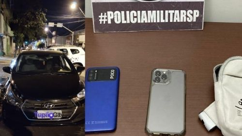 Polícia prende ladrões que praticaram série de roubos nesta madrugada em Tupã