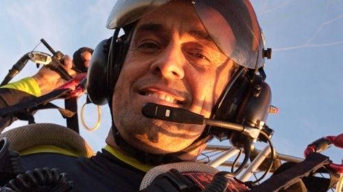 Piloto que se acidentou durante pouso de paramotor representou Tupã em quebra de recorde mundial no esporte