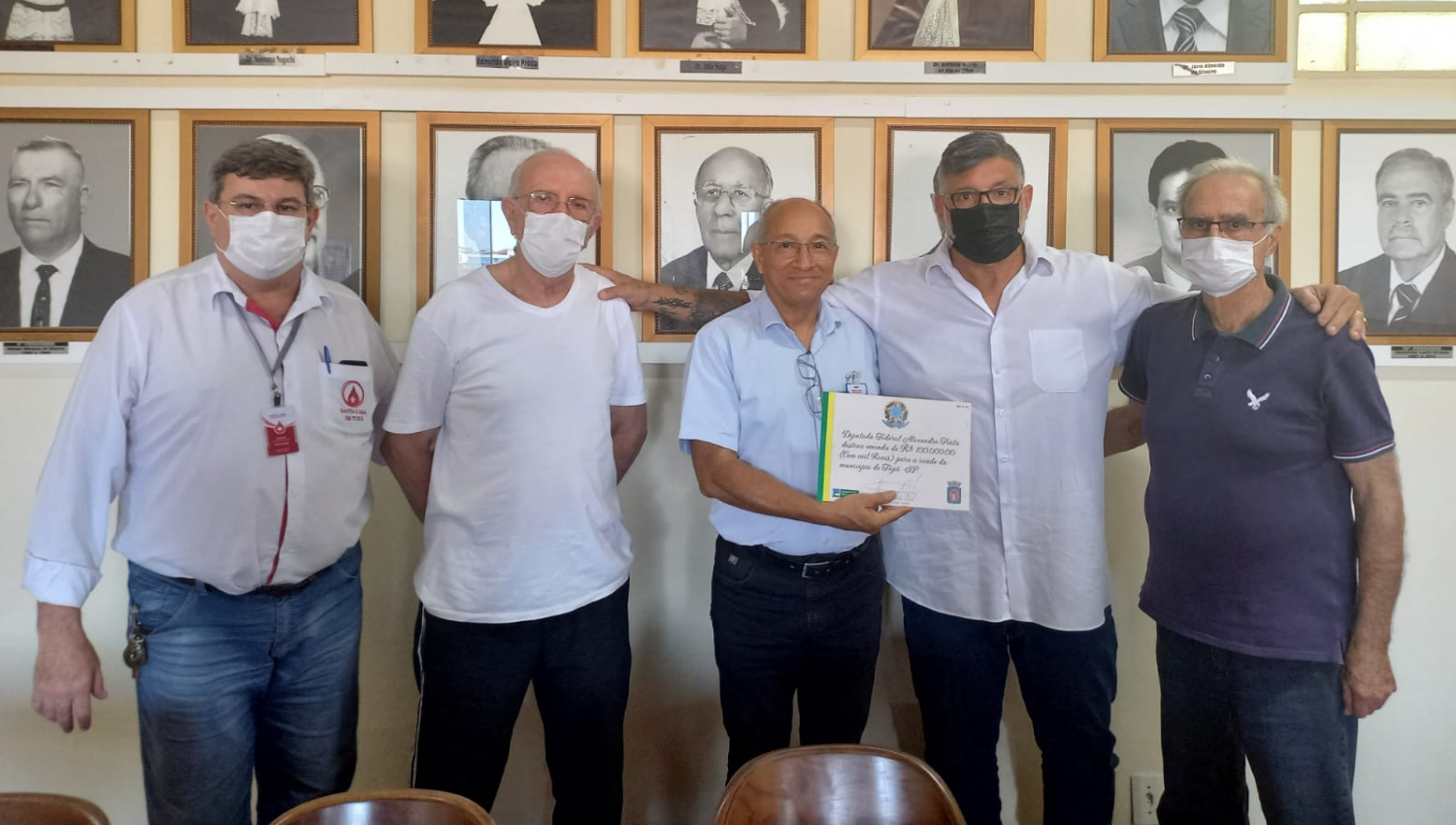 Santa Casa de Tupã recebe visita do deputado federal Alexandre Frota