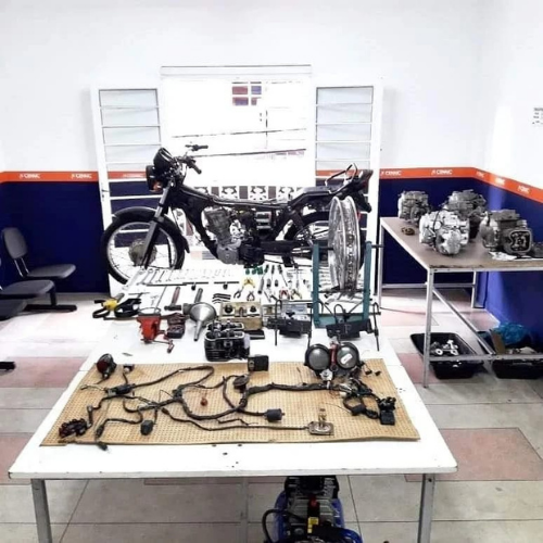 ELE VOLTOU! Cenaic de Tupã abre inscrições para curso de mecânica de motos e injeção eletrônica
