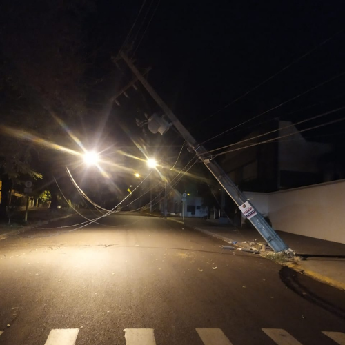 Energisa alerta para o número de acidentes envolvendo postes em Tupã e região