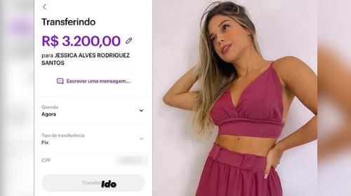 Transfer-Ido : empresária do Rio denuncia golpe no pix com montagem grosseira