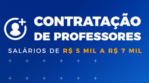 Rede estadual tem vagas abertas para professores; salários mensais são entre R$ 7 mil e R$ 5 mil