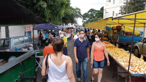 Feira livre desta quinta-feira será realizada no período da manhã