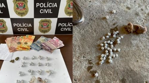 Mulher tenta se livrar de droga em vaso sanitário, mas é presa pela Polícia Civil de Tupã