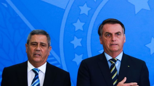 Bolsonaro confirma o nome de Braga Netto como candidato a vice