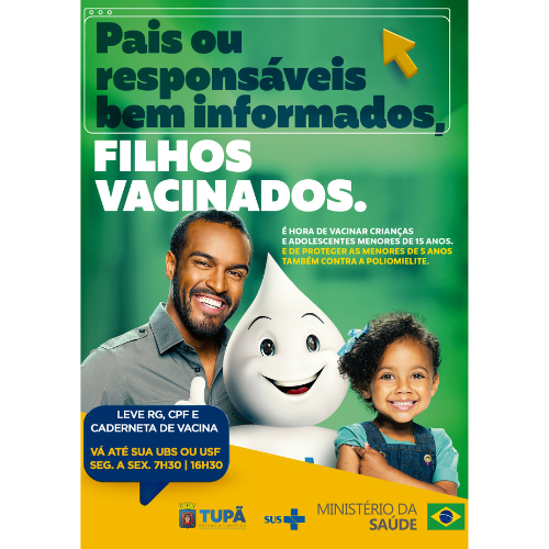 Tupã convoca população para Campanha de Multivacinação