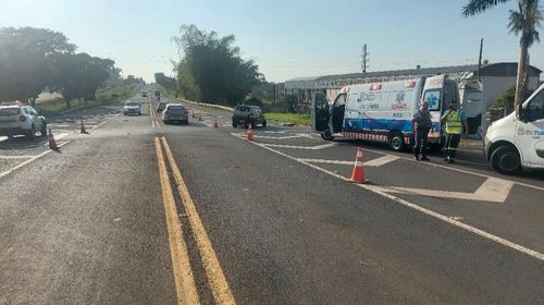 Motorista sofre ferimentos em acidente na SP-294, em Tupã - Foto: Cedida