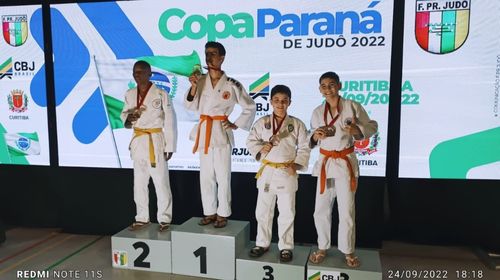 Judoca tupãense fica em 3º lugar na Copa Paraná de Judô (Foto: Cedida)