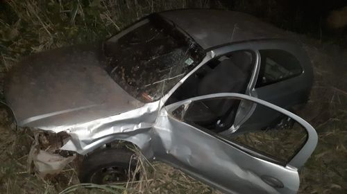 Motorista perde controle da direção após animal cruzar a rodovia em Bastos
