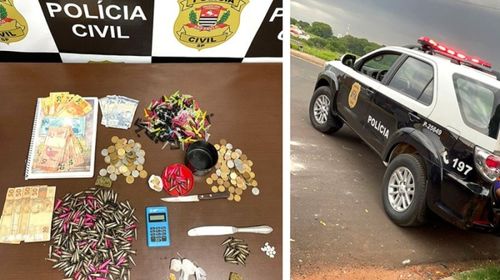 Polícia Civil prende três suspeitos de tráfico de drogas em Tupã